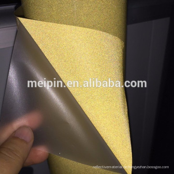 Gold Vinyl / Glow Reflective Wärmeübertragung Vinyl für Lycra Material